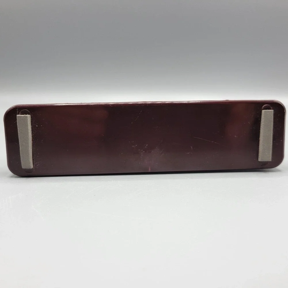 Vintage Unique Brown Desktop Pen Holder Embroidered Cat & Ant Design Plastic